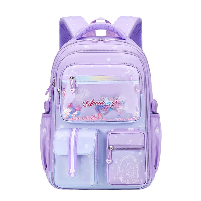 wholesale mochilas escolares 2024 sac scolaire children beautiful nylon school backpack student girl school bags for kids
