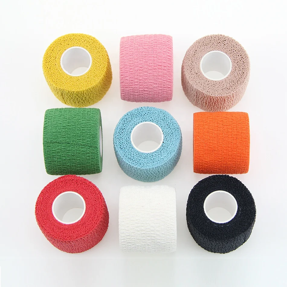 Hand Tear Cotton Cohesive Bandage Elastic Adhesive Bandage Breathable Protector Customized Size