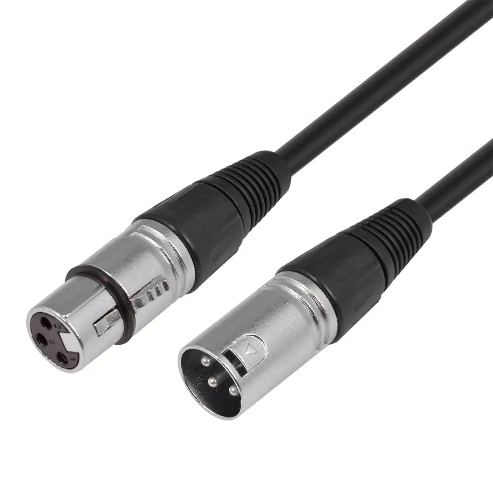 Сбалансированный XLR кабель 3 контактный разъем для женщин со змеиным рисунком шнур профессиональный микрофон записи смешивания