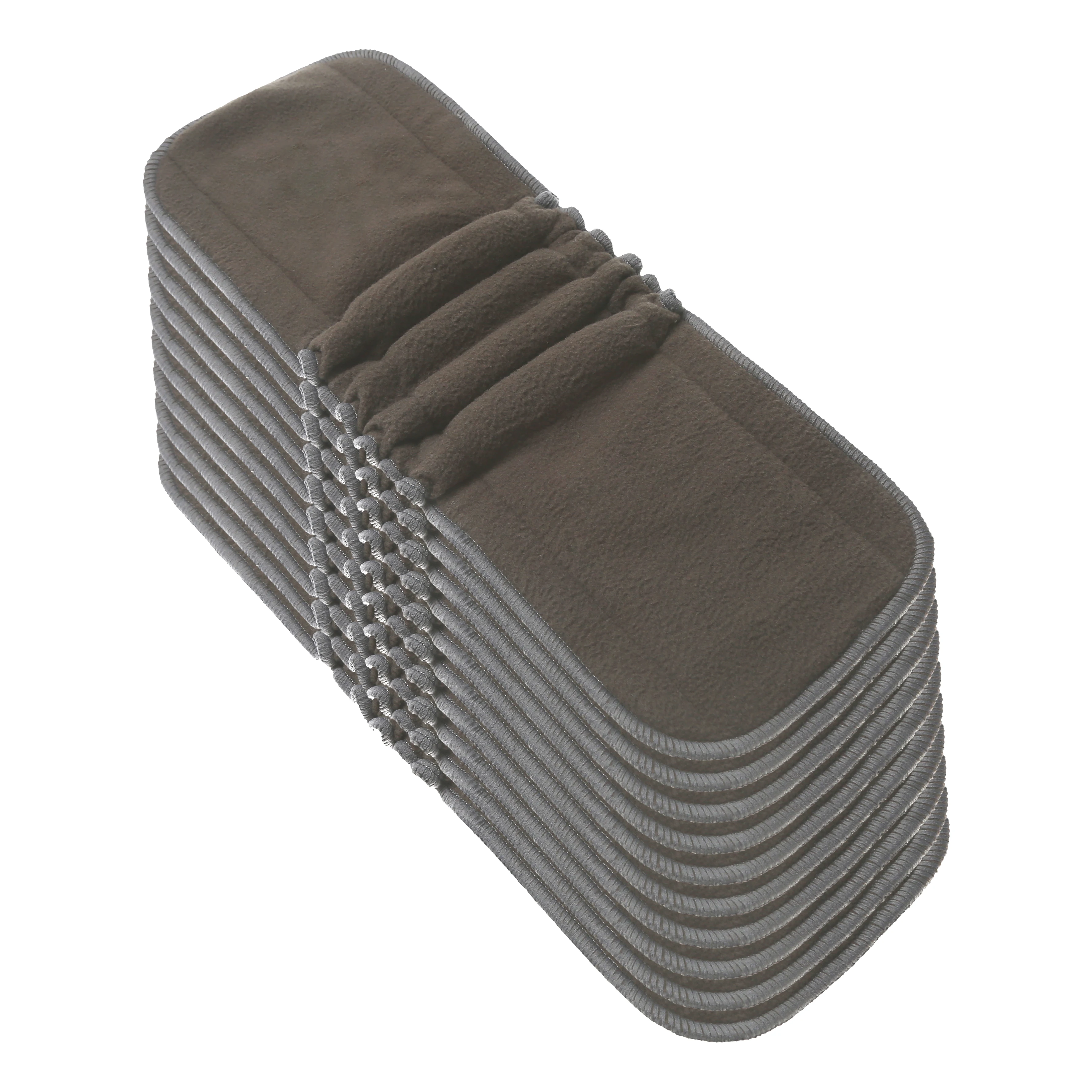 Simfamily Reusable Bamboo Charcoal Cloth Diaper Nappy Insert Double Gussets