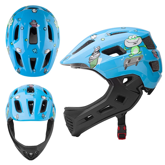 Factory Wholesale Full Face Child Bike Helmet New Skateboard Helmet Kids for Skating
