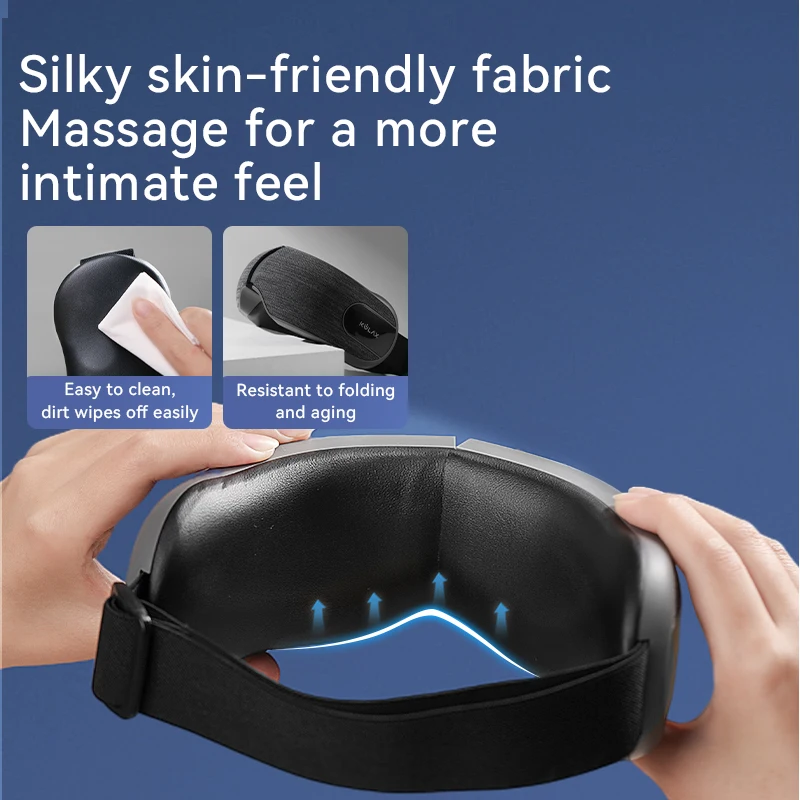 Trends Products 2024 AI Eye Care Massage Instrument Foldable Electric Smart Eye Massager With Heat Compression