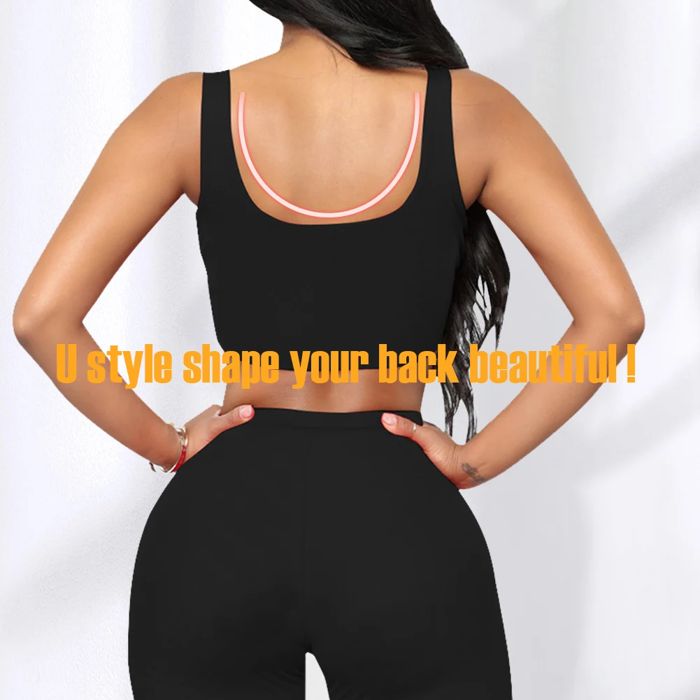
Two Piece Set Yoga Set Leggings For Fitness Push Up Sexy Solid Color Breathable Gym Woman Sportswear 