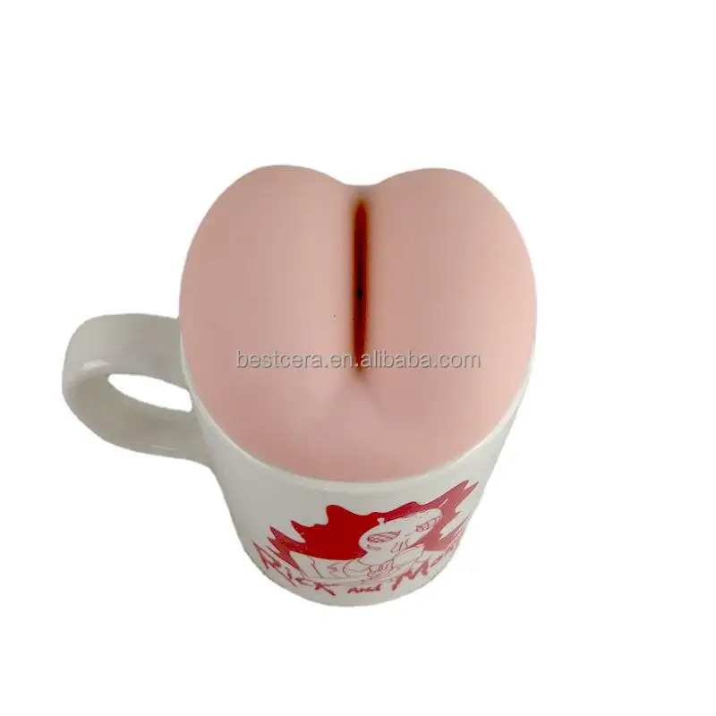 Wholesale Cartoon Cute Mugs Ceramic Coffee Rick and Morty Ceramic Coffee Mug with Silicone Bum Lid