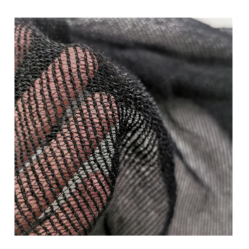 
100% Polyester Knitting Mesh Fabric for XPE Car Mats Anti-slip Cloth Material 90gsm 155cm YARN DYED Knitted 140-175cm YS0011-2 