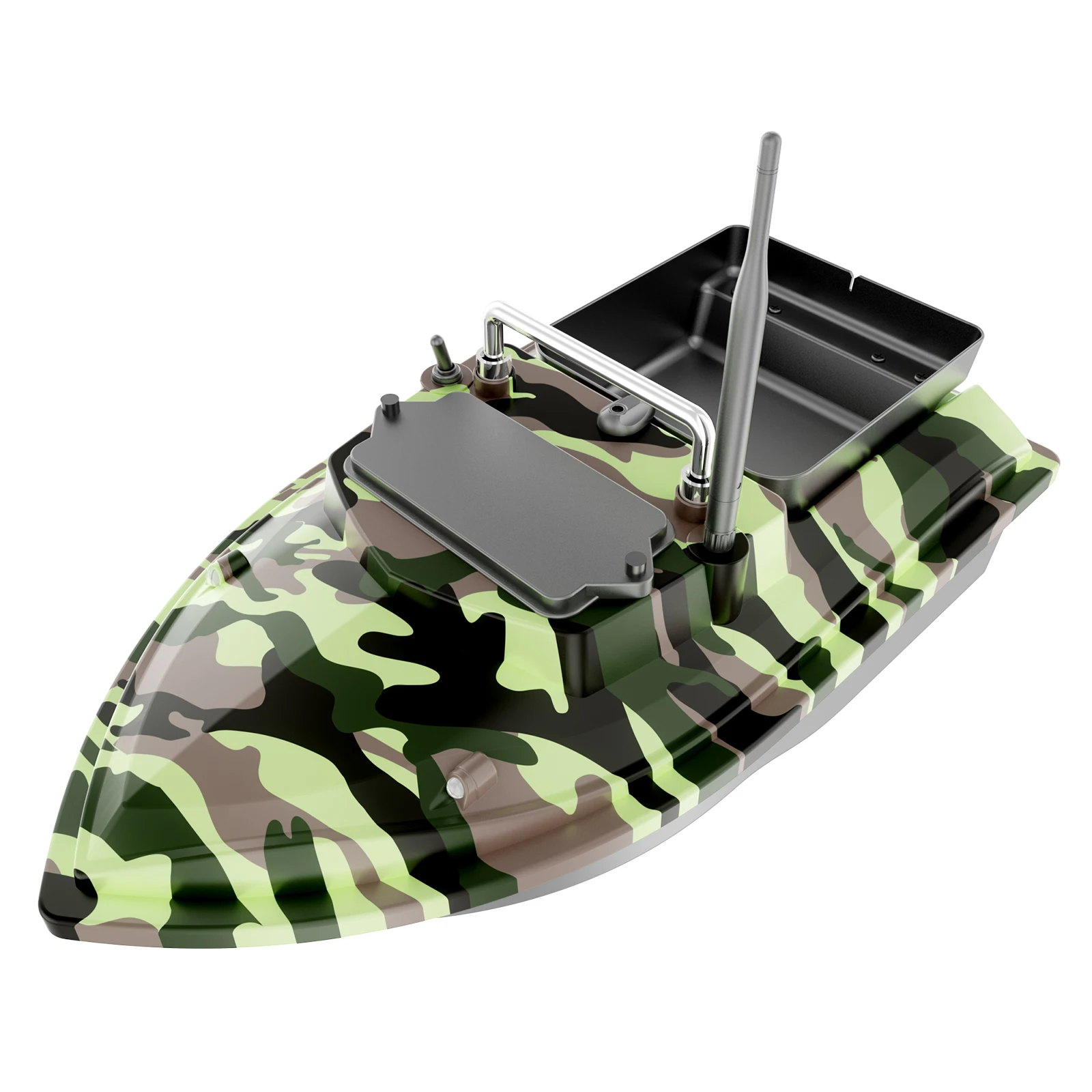 Дешевая приманка V050 одна большая двойная батарея поставка RC рыболовная лодка для 500 м с фиксированной скоростью круиз-контроль