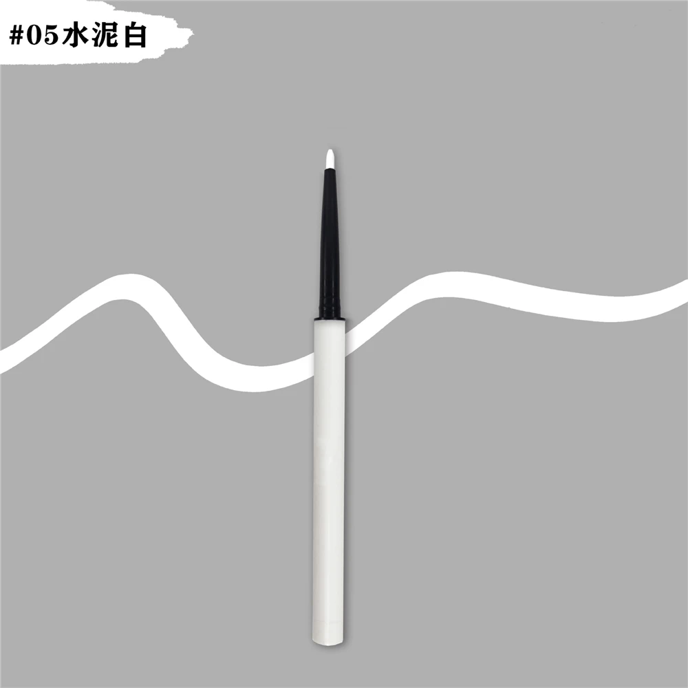 Cruelty free dark brown vegan white black eyeliner gel Cosmetics private label eyeliner gel pencil