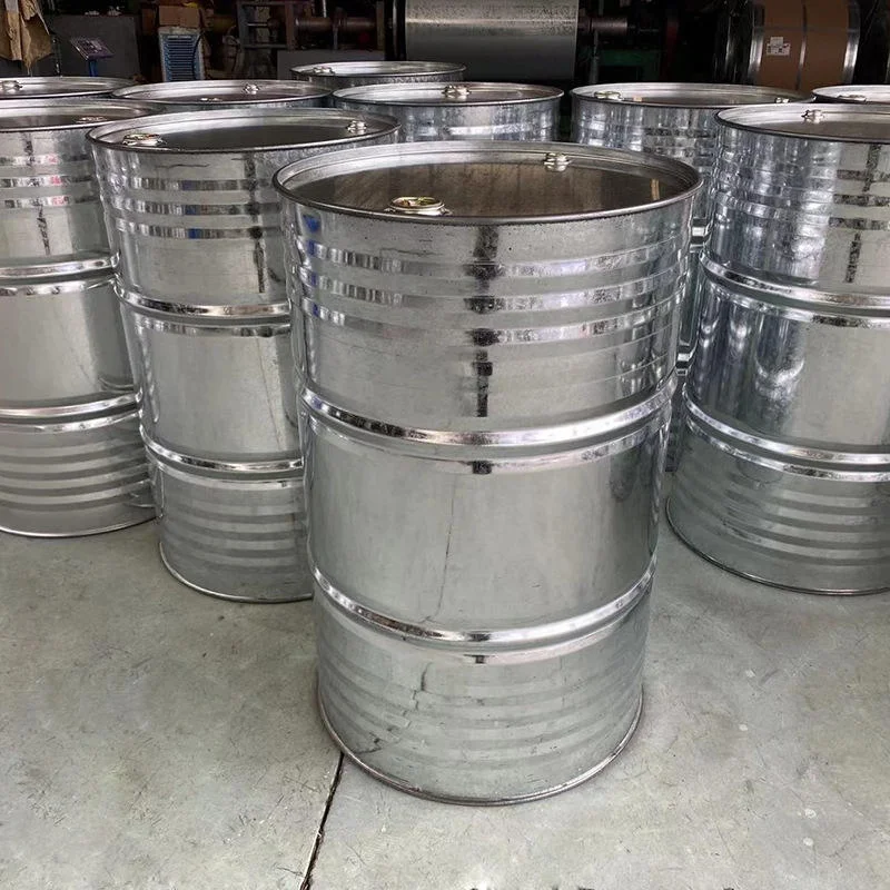 20/50/100/200/210L galvanized steel drum/open head big iron bucket