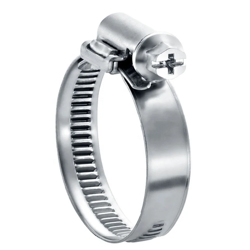 Stainless Steel Worm Drive Screw Hose Clamp