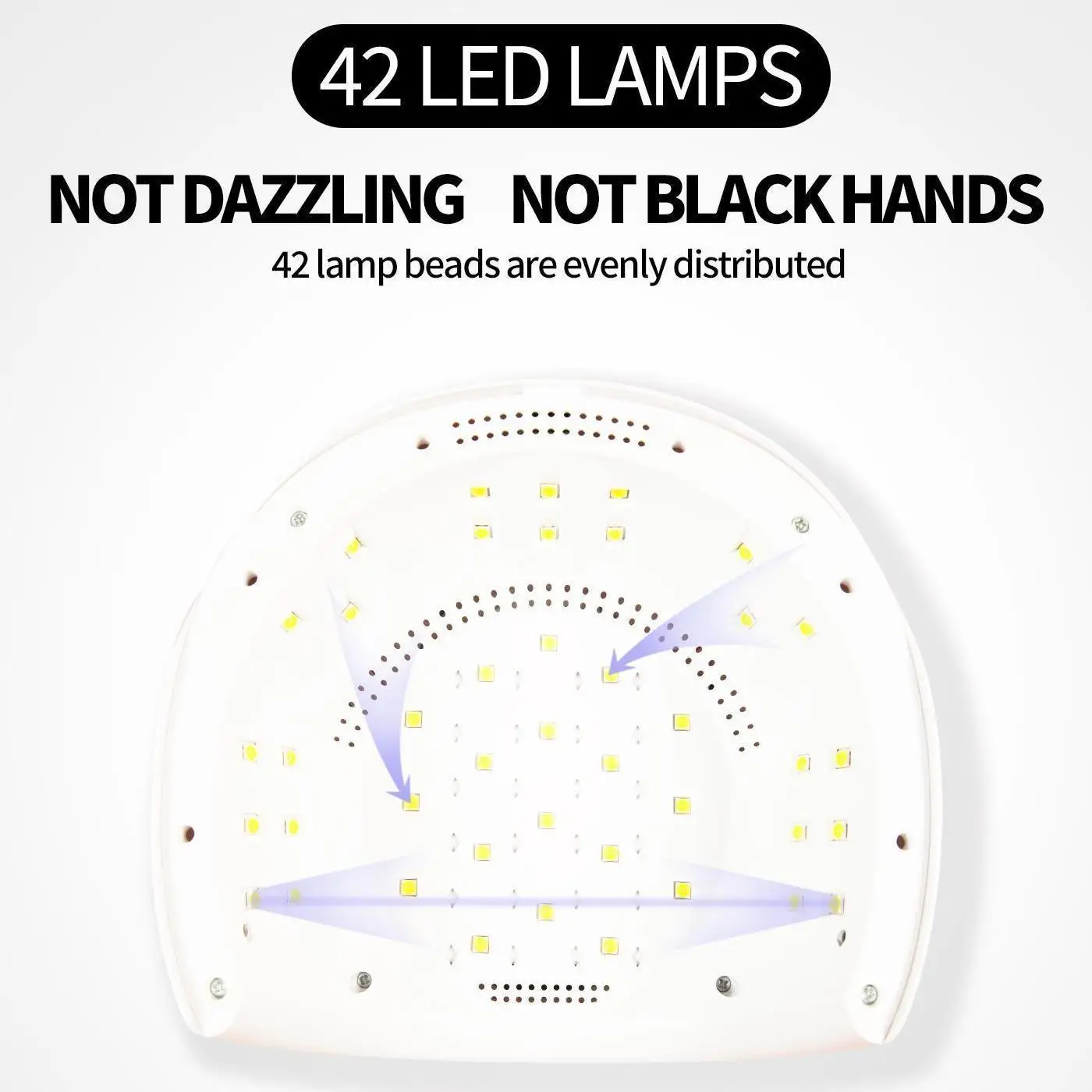 Portable 168w Fast Dry Gel Polish Curing Nail Dryer Lamp LED UV Nail Light