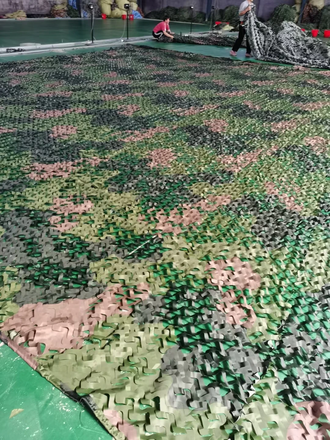 Customize Camouflage Net with rope Camo Nets Fire Mesh Fabric Net Military Style