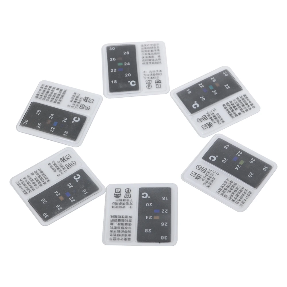 Exquisite LCD Thermometer Strip For Clothes Measure Temperature