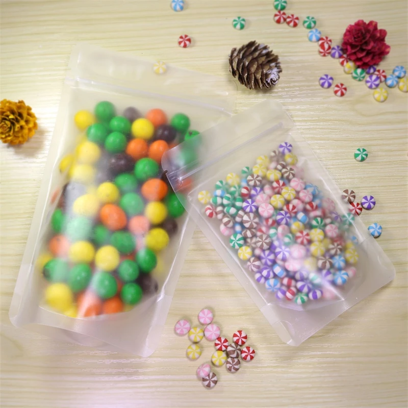 PE Packaging Bags Zipped Lock Reclosable Plasti Thick Transparent Small Zip lock Plastic Bags