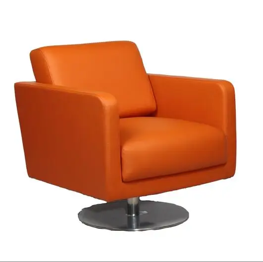 Hot sales armchair color stylish leather seating office reception single sofa for waiting room