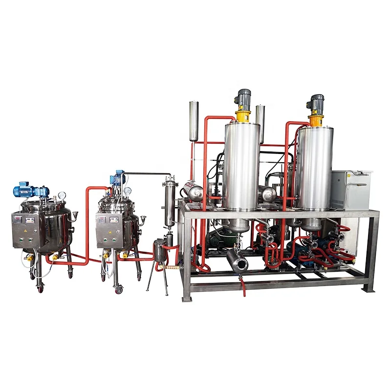 MSD-1.0-2-full jacketed molecular wiped film distillation and purification