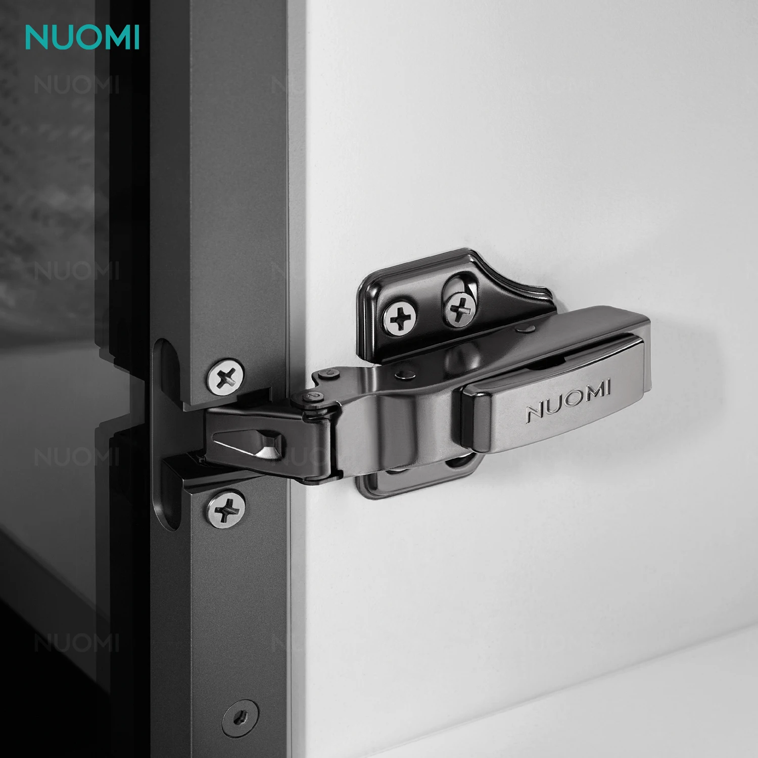 NUOMI Aluminium Door Hinge Soft Close Heavy Duty Hinge Hydraulic Concealed Furniture Hardware Cabinets Hinges