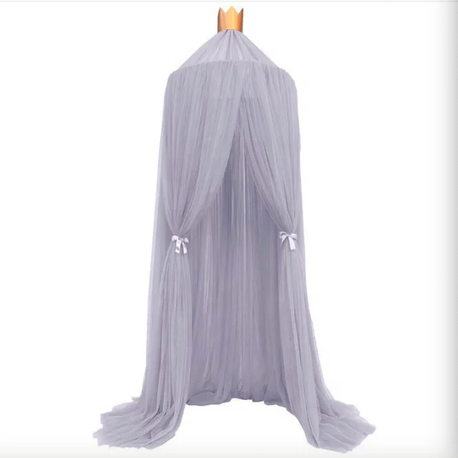 Лето 2022, новинка, защита от излучения, круглая москитная сетка, навес для кровати, Детская занавеска, купольный манеж, москитная сетка, роскошный навес для кровати