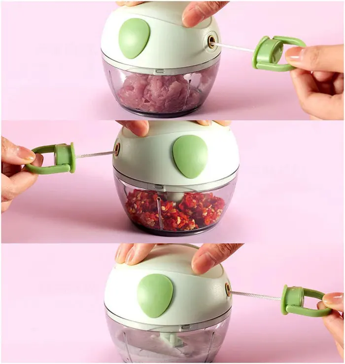 Mini Multifunctional Spiralizer  Mandoline Manual Cutter Speedy Chopper Slicer Dicer for Onion Fruit Vegetable