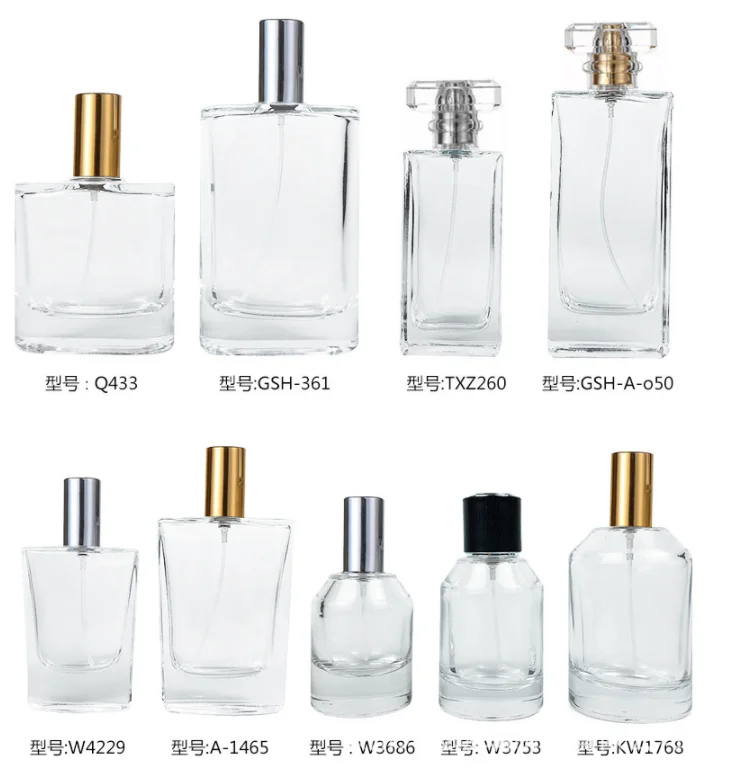 wholesale Portable customized colorful glass Perfume Spray Glass Tube cosmetic bottle 30 ml perfume bottle with pump and spray