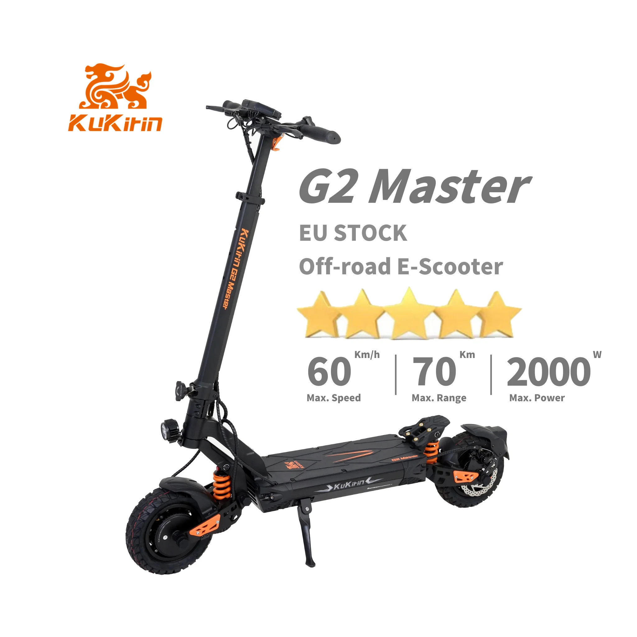 EU Warehouse kukirin G2 Master 2024 Powerful 2000W Mobility Electric Scooters 52V 20.8Ah Fast shipping