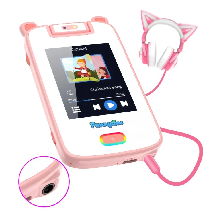 2023 Newest model Screen Touch Panel Kids Smart Phone for boys and girls ages 8-10 Electric Camera Phone toys