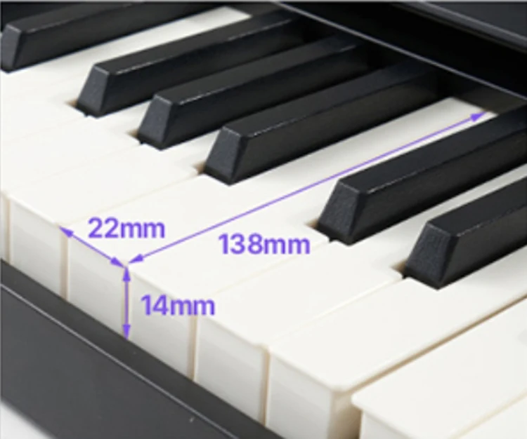 Folding Acoustic Midi Instruments Musical Electronic Keyboard Portable Piano