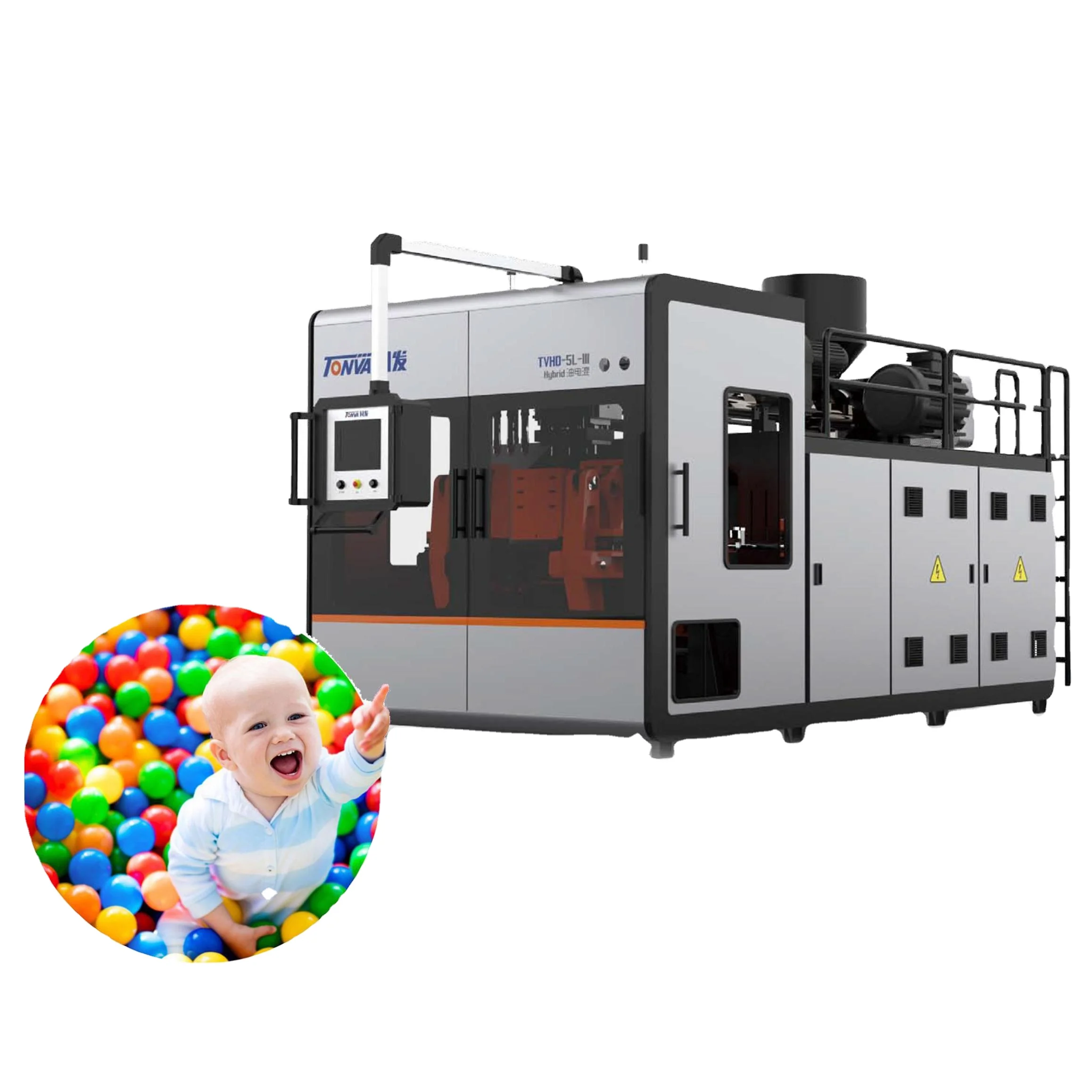 Automatic PE plastic sea ball blow moulding making machine