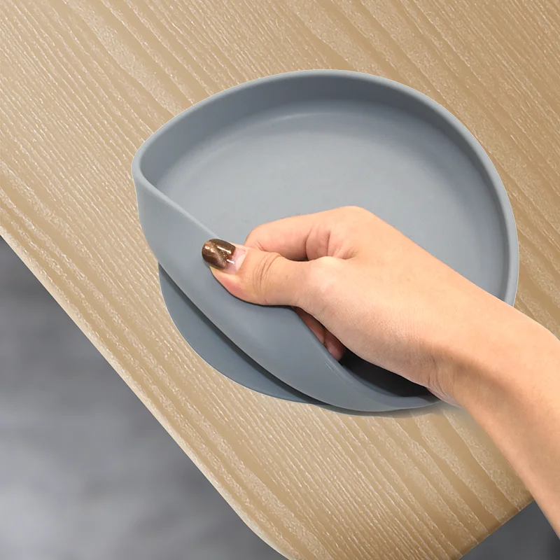 Toddler Silicone Suction Plate Divided Bpa-free Baby Led Weaning Plate