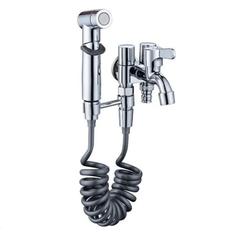 Langgi Bathroom Fresh Wall Mounted Faucet Spray Set, Modern Bathroom Faucet, High Quality Bathroom Wall Mounted Faucet