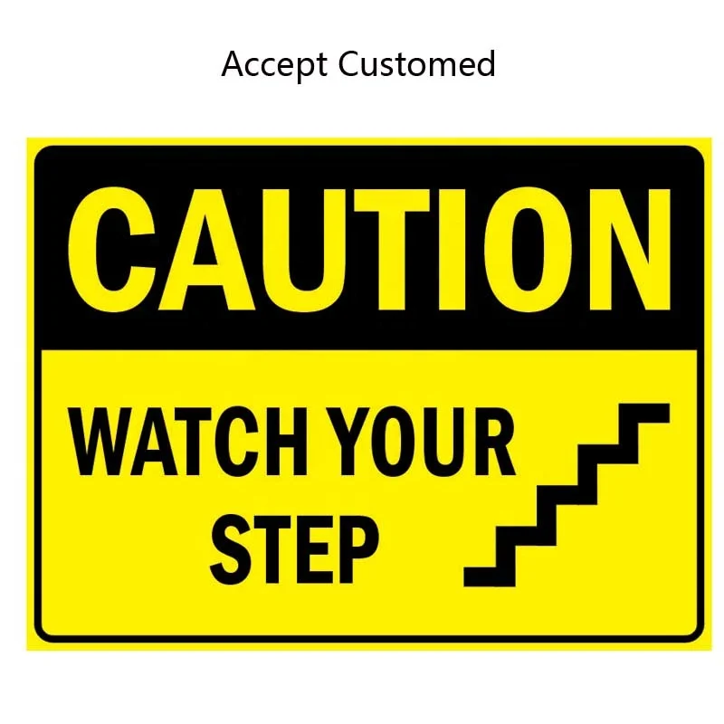 Safety Reflective Caution Sign for Hazard Warning