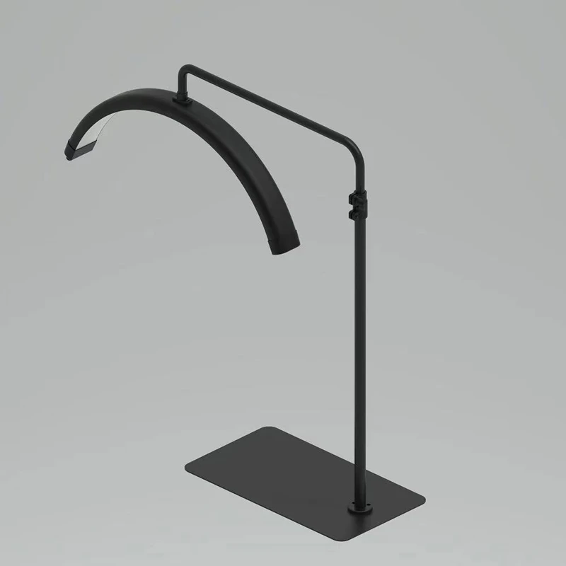 Оптовая продажа, красота, макияж, заполняющее фотографическое освещение с напольной подставкой, яркость, регулируемая в форме полумесяца, светодиодное кольцо