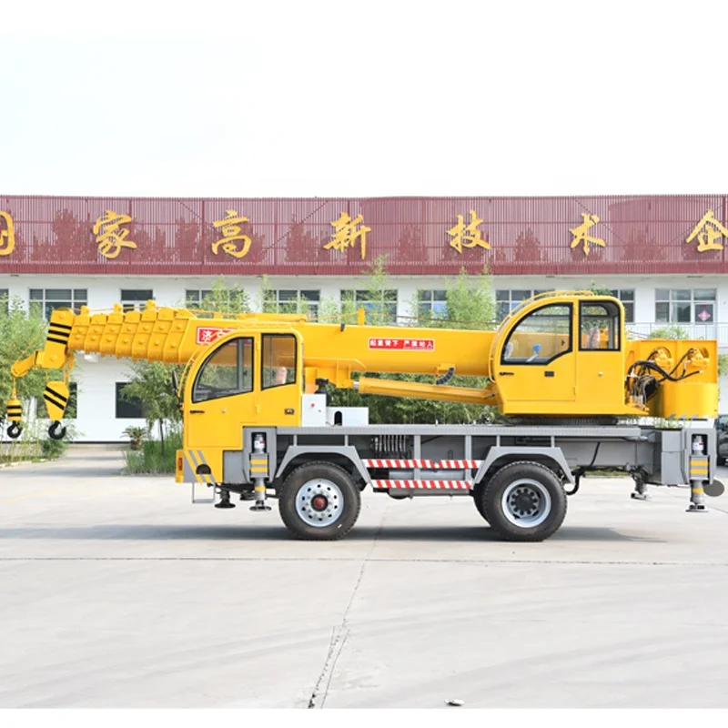 Factory price 16 tons self-made crane straight arm hydraulic stiff arm homemade crane