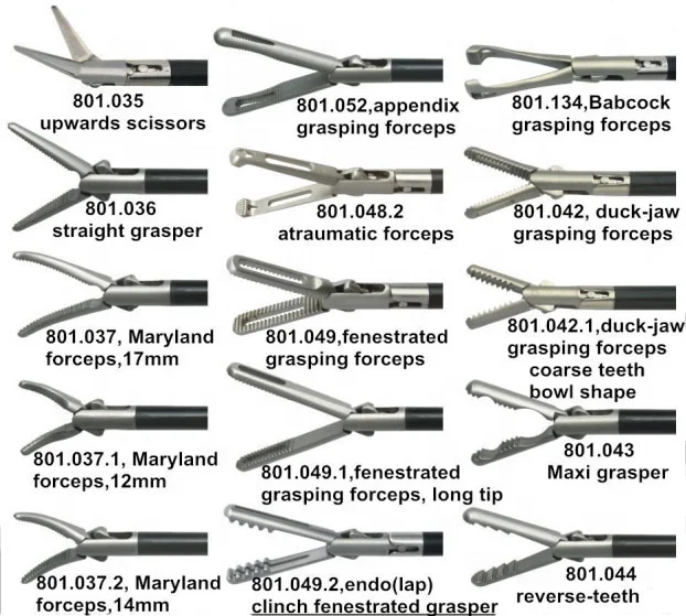 laparoscopic grasper and froceps,laparoscopic training kit, endoscopic instruments training