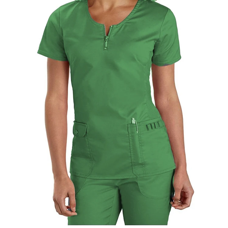 New arrivals scrubs tops scrub joggers nursing uniform nursing wear custom design scrubs top