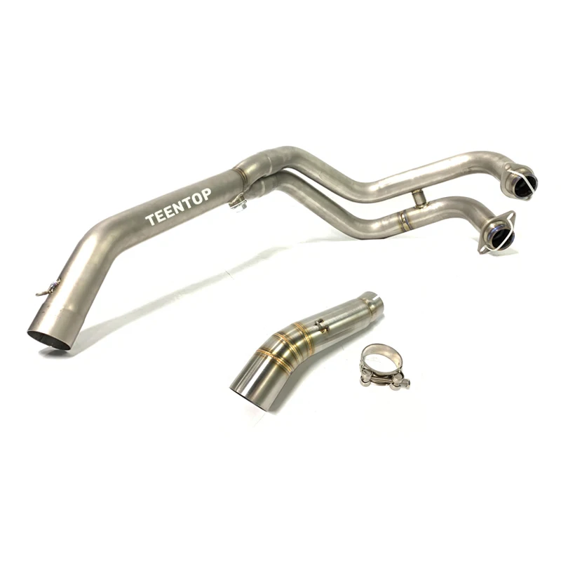 FOR YAMAHA TENERE 700 Motorcycle exhaust header pipe Tenere700 motorcycle exhaust system TENERE700 middle link pipe 51mm