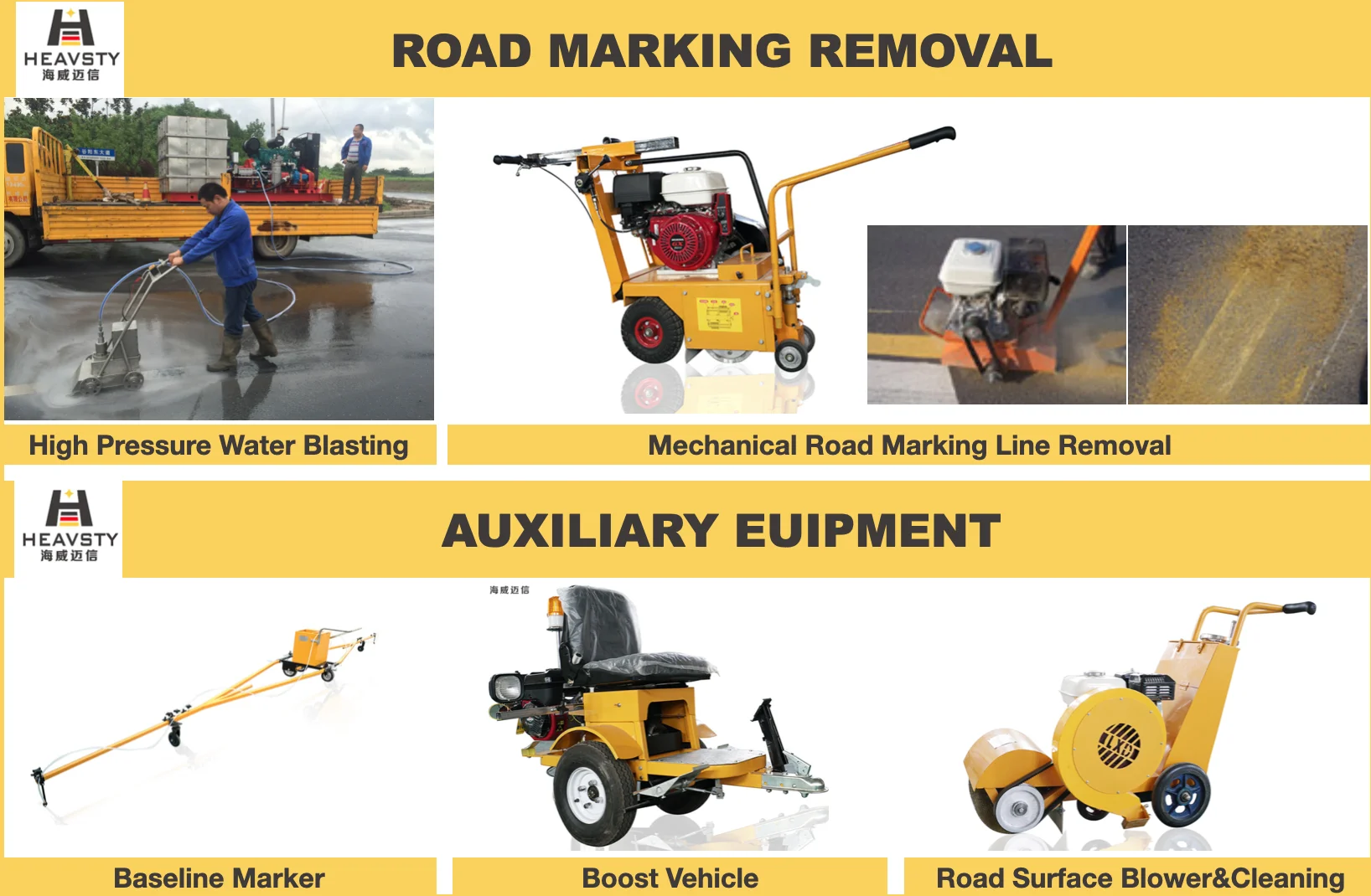 New arrival double pump four nozzles cold applied airless stripper automatic paint spray gun road marking machine