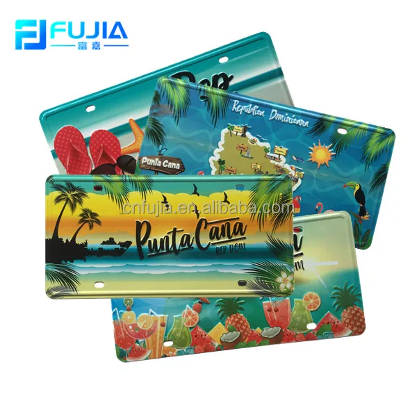 Professional Vehicle License Plate Manufacturer Pressing Number Plate Embossing Aluminum Car Plate