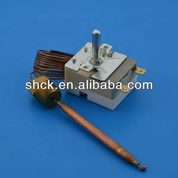 Heater capillary thermostat