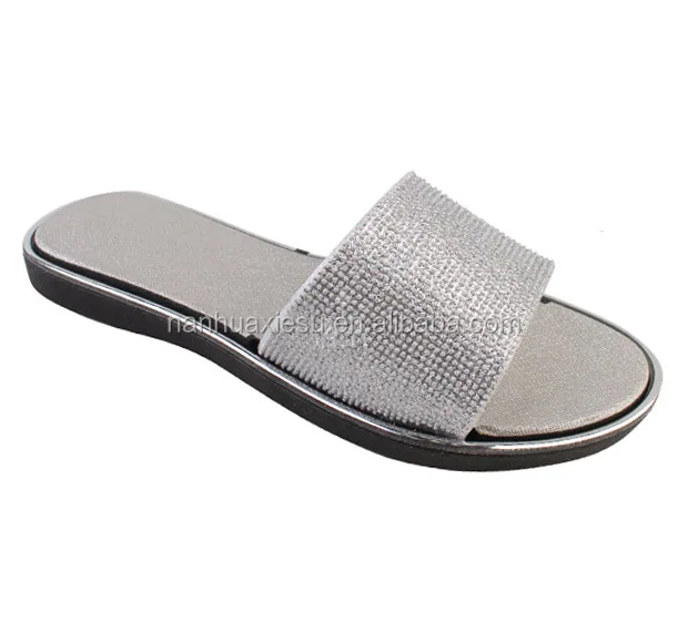 OEM Fashion PVC Slippers  Plastic Slide for  Women