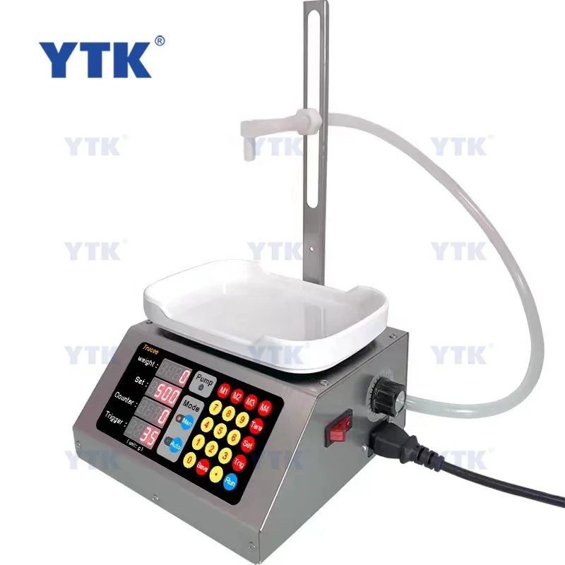 YTK-3200 Automatic Small Quantitative Water Beer Liquid Bottle Can Dispensing Weighing And Filling Machine For Small Business