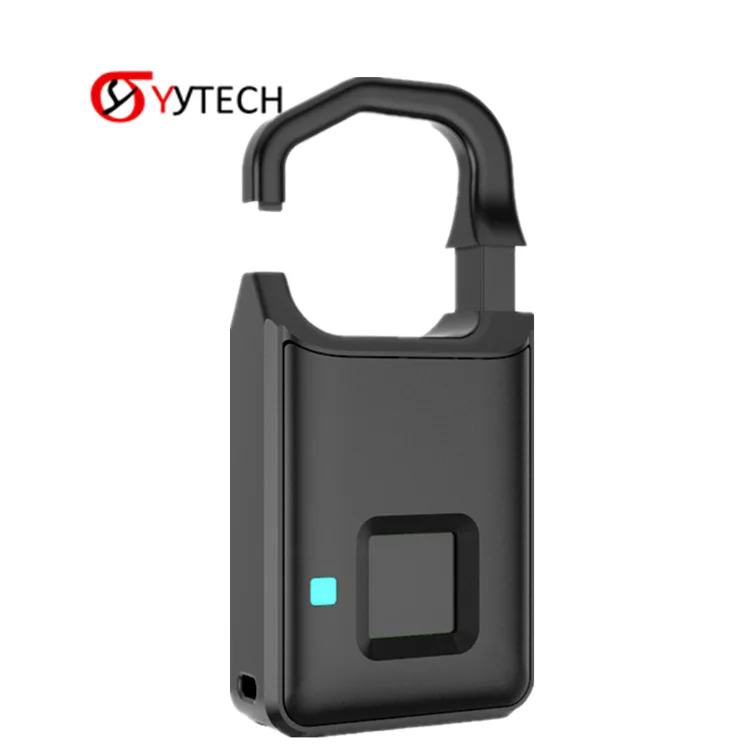  Новый Популярный Замок SYYTECH P4 со сканером отпечатков пальцев и USB-зарядкой навесной замок без ключа с защитой от