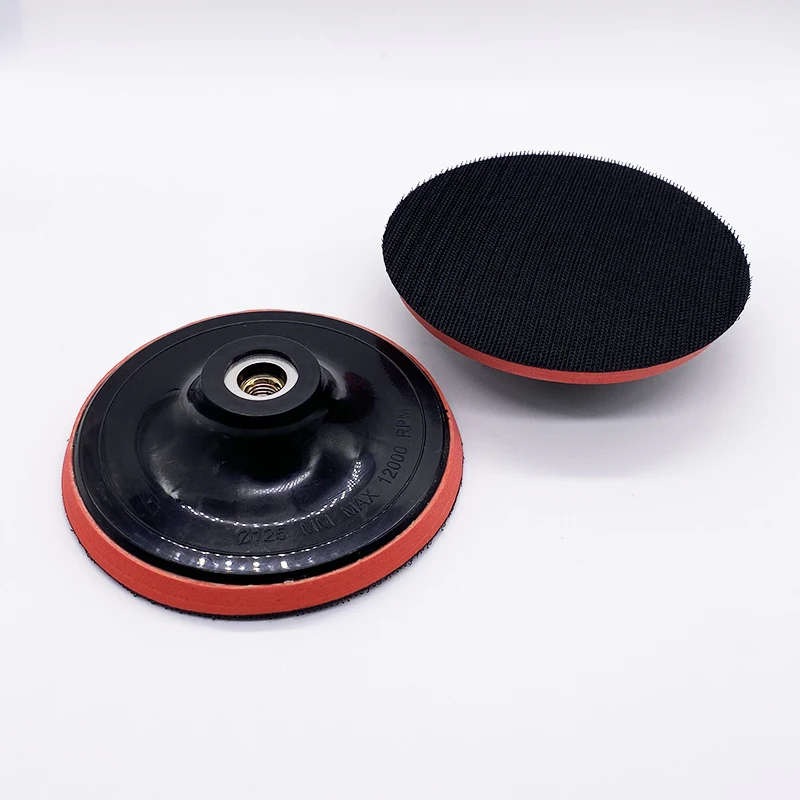 Low Price High quality plastic 3/4/5/6/7 inch M10/14/16 foam polishing pad use with sand paper