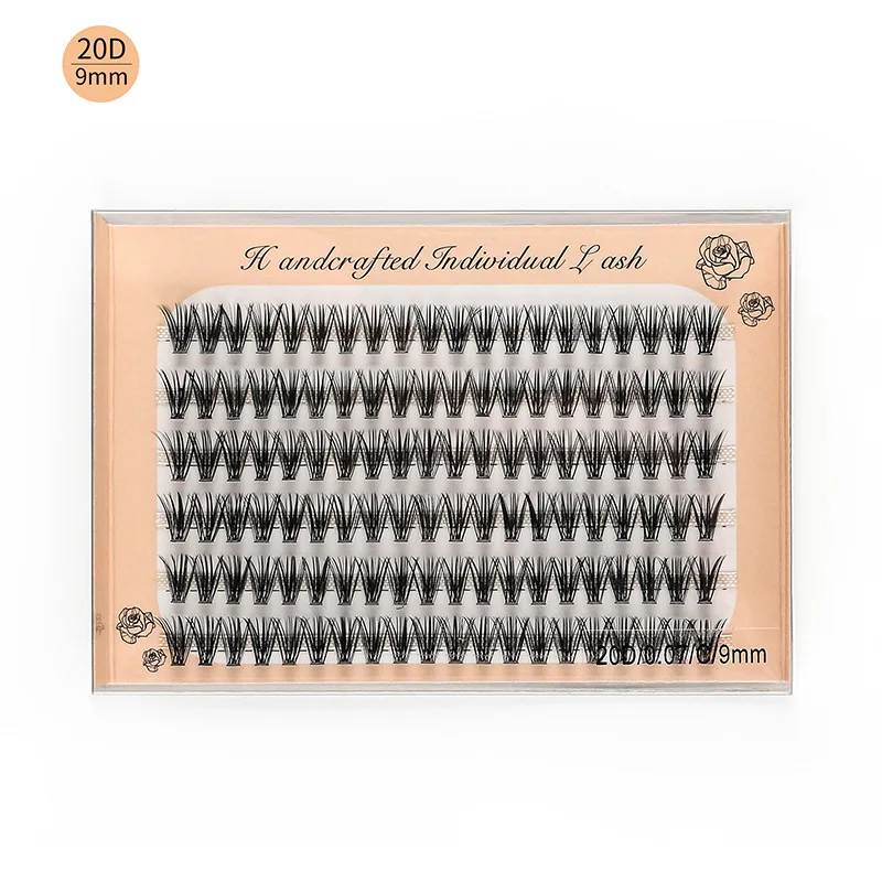 Mink Eyelash Extension Natural Faux Eyelashes Individual 20D Cluster Lashes eyelashes extension set