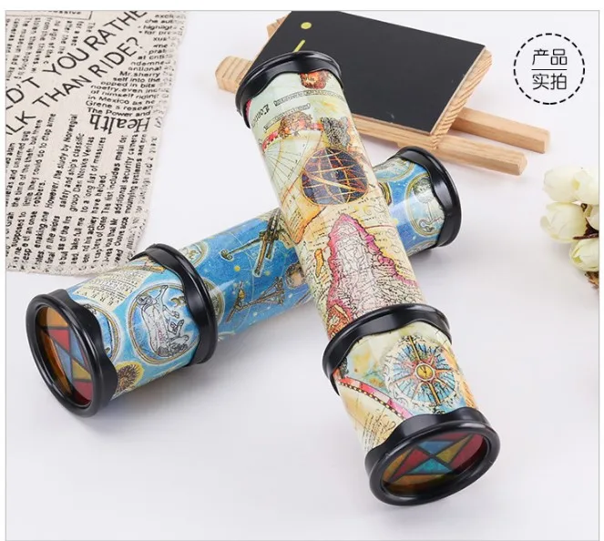 В наличии, вращающаяся игрушка-калейдоскоп, волшебные детские игрушки, мини-калейдоскоп с линзой