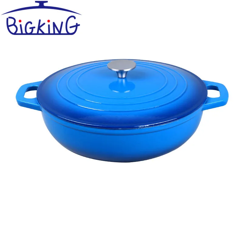 Casserole Dish with Lid, Induction Hob/Oven Safe Cast Iron
