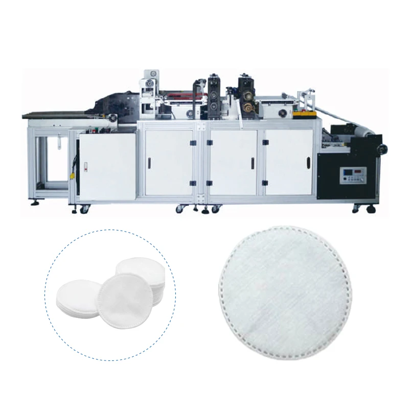 2021 New Hot Sale Round Cotton Pad Making Machine