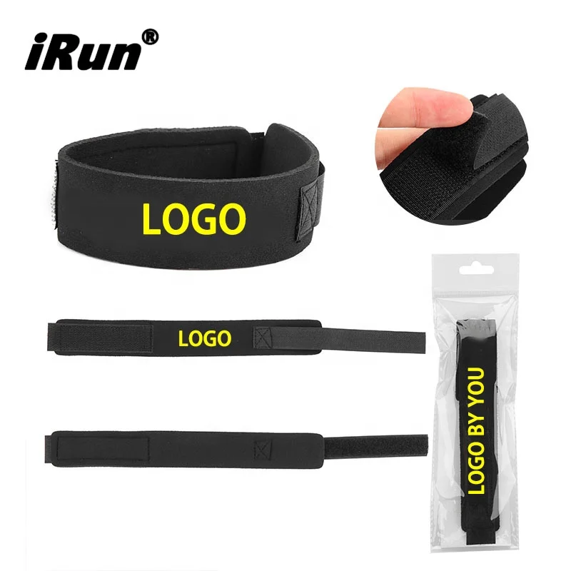 iRun Soft Neoprene Ankle Straps Bands Holding Triathlon Racing Timing Tag Timing Chip Band for RFID Marathon System