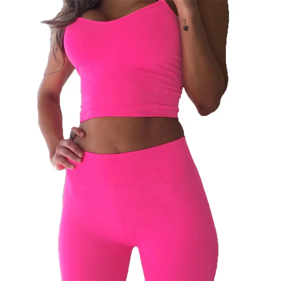 
 Комплект женской спортивной одежды из двух предметов, шорты для йоги, фитнеса, Женский комплект для йоги и фитнеса с логотипом  