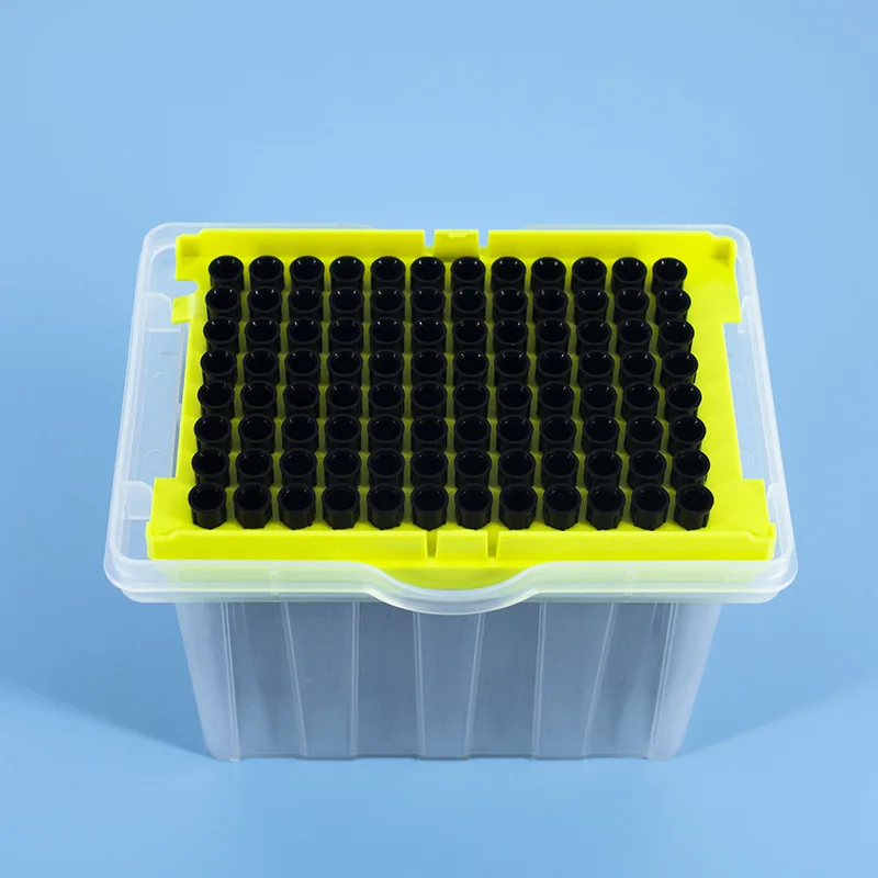 1000UL Micropipette Black Filter Pipette Tips Conductive Black Filter Automation Tecan Pipette Tips for China Supplier