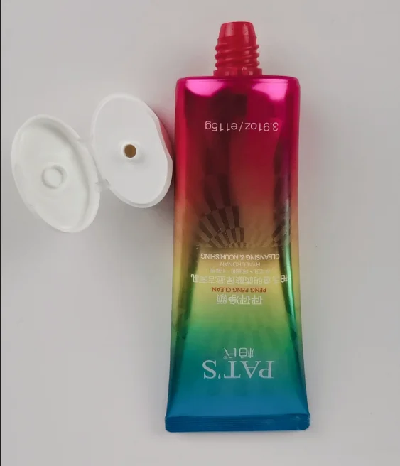 Customized 30ml ABL laminated Cosmetic Squeeze Tube metalized Hand Cream tube